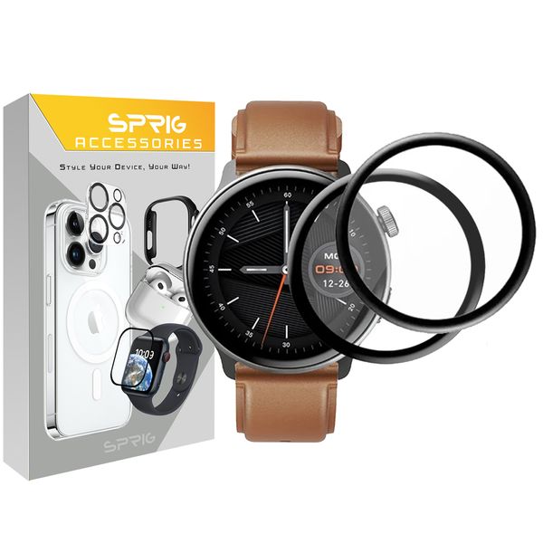 محافظ صفحه نمایش نانو اسپریگ مدل PMMA SPCG مناسب برای ساعت هوشمند شیائومی Mibro Lite 2 مجموعه دو عددی