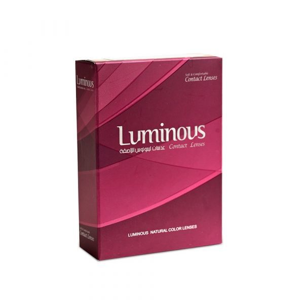 لنز چشم لومینوس مدل 01 رنگ قهوه ای روشن