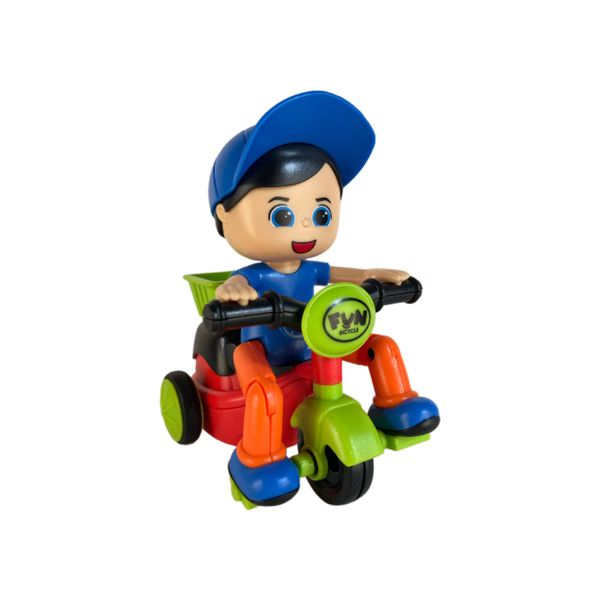 اسباب بازی مدل موتور چرخ قدرتی طرح پسر کلاه دار