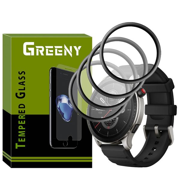 محافظ صفحه نمایش گرینی مدل GR-PM مناسب برای ساعت هوشمند امیزفیت GTR 4 بسته چهار عددی