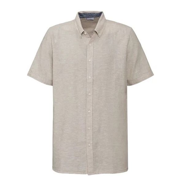 پیراهن آستین کوتاه مردانه لیورجی مدل لینن کد 14289926