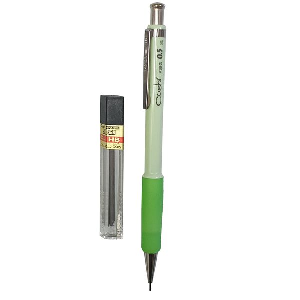مداد نوکی 0.5 میلی متری پنتل مدل cushi-P35G به همراه نوک