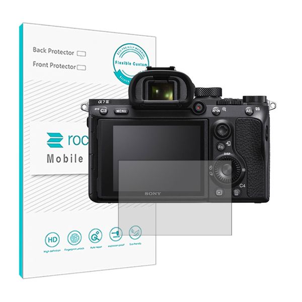 محافظ صفحه نمایش دوربین شفاف راک اسپیس مدل HyGEL مناسب برای دوربین عکاسی سونی A7 Mark3