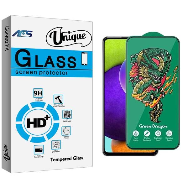 محافظ صفحه نمایش ای اف اس مدل Unique Green_Dragon مناسب برای گوشی موبایل سامسونگ Galaxy A52