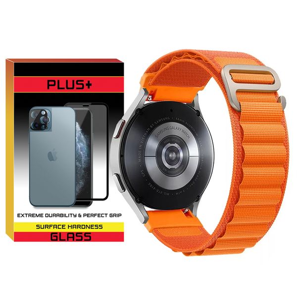 بند پلاس مدل Alpine PL مناسب برای ساعت هوشمند سامسونگ Galaxy Watch 4/5/6/7/FE سایز 40/43/44/46/47 میلی متری