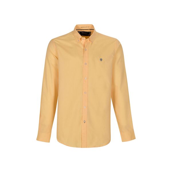پیراهن آستین بلند مردانه بادی اسپینر مدل 1107 کد 2 رنگ زرد
