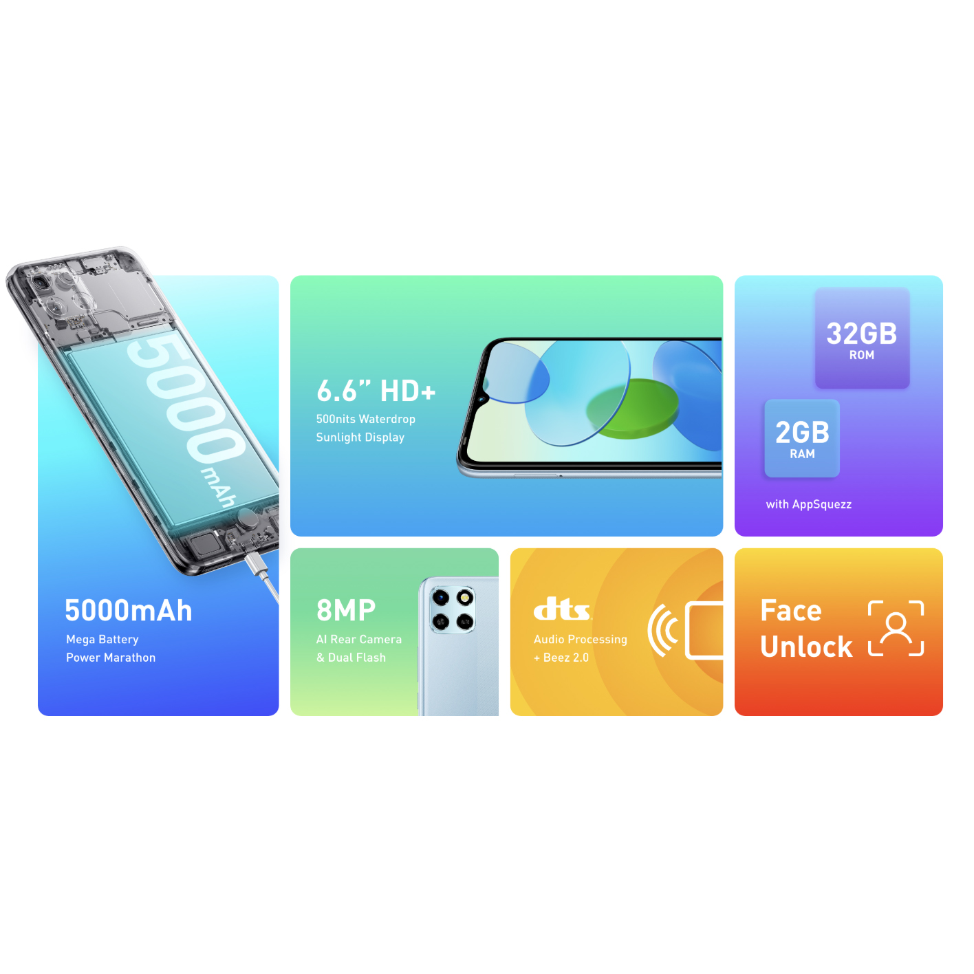 گوشی موبایل  اینفینیکس مدل SMART 6 HD X6512 دو سیم‌ کارت ظرفیت 32 گیگابایت و رم 2 گیگابایت 