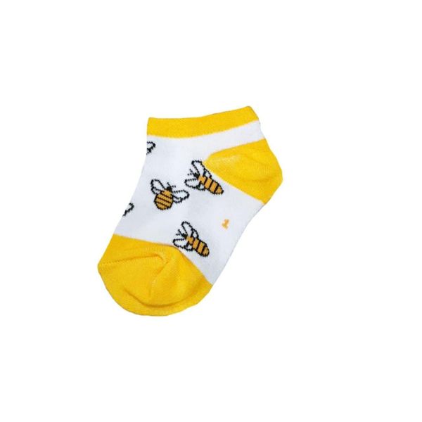 جوراب نوزادی مدل زنبور مجموعه دو عددی