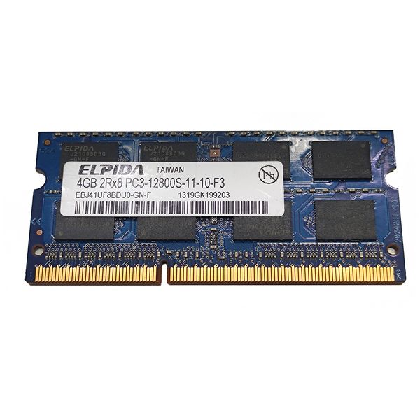رم لپ تاپ DDR3 تک کاناله 12800s مگاهرتز CL11 الپیدا مدل PC3 ظرفیت 4 گیگابایت