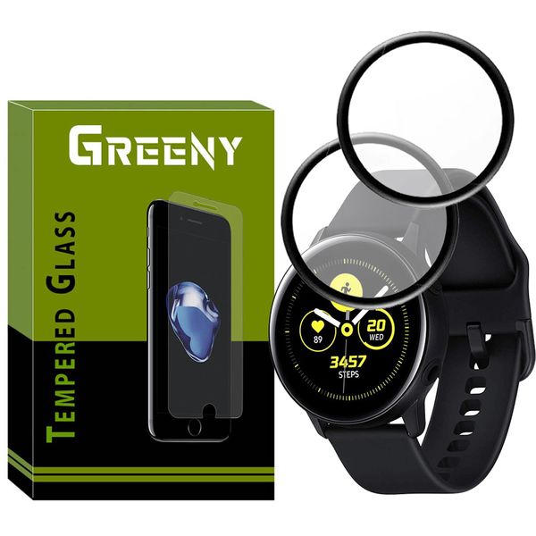 محافظ صفحه نمایش گرینی مدل GR-PM مناسب برای ساعت هوشمند سامسونگ Galaxy Watch Active 40mm بسته دو عددی