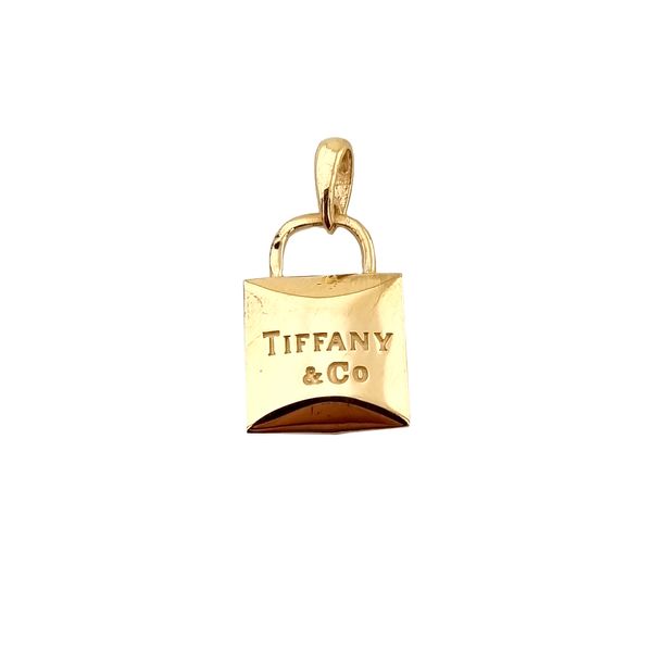 آویز گردنبند طلا 18 عیار زنانه سین سان مدل قفل TI1567