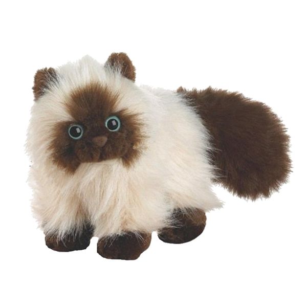 عروسک گانز طرح گربه هیمالین مدل GANZ Webkinz Hamalayan Kitty کد SZ6/450 طول 28 سانتی‌متر