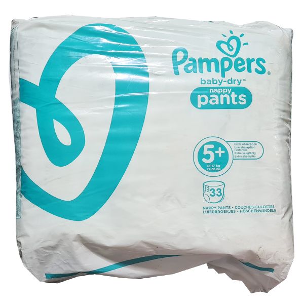 پوشک پمپرز مدل Pants سایز 4+ بسته 38 عددی