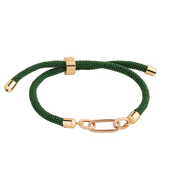دستبند طلا 18 عیار زنانه گالری شیدا مجد مدل دو لینک