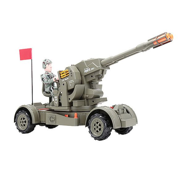اسباب بازی جنگی مدل تانک ضد هوایی کنترلی شارژی