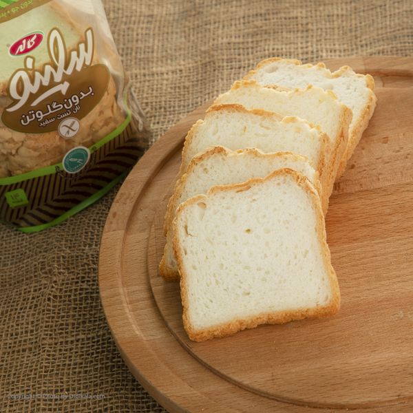 نان تست سفید بدون گلوتن سلینو مقدار 350 گرم