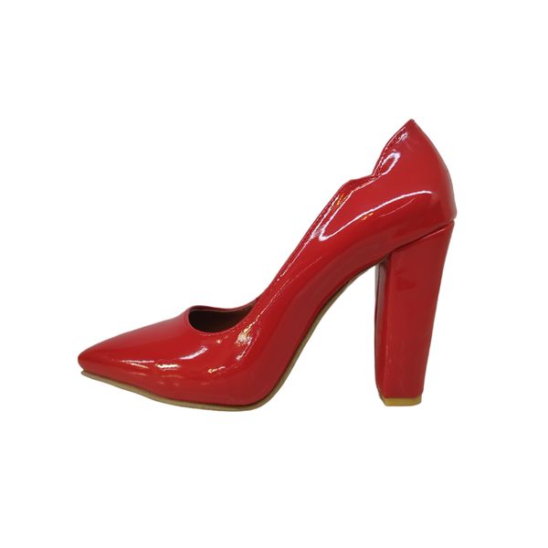 کفش زنانه مدل ورنی ZPV 85 GR رنگ قرمز