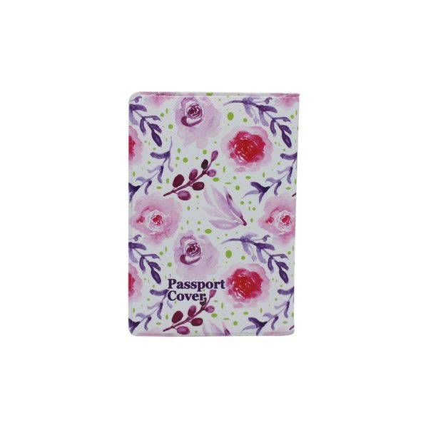 جلد پاسپورت زنانه مدل گلهای رز کد A545