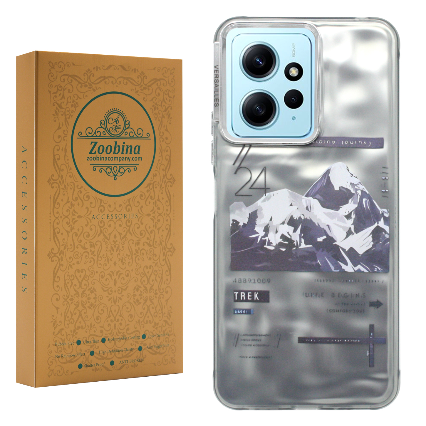 کاور زوبینا مدل Samer مناسب برای گوشی موبایل شیائومی Redmi Note 12 4G