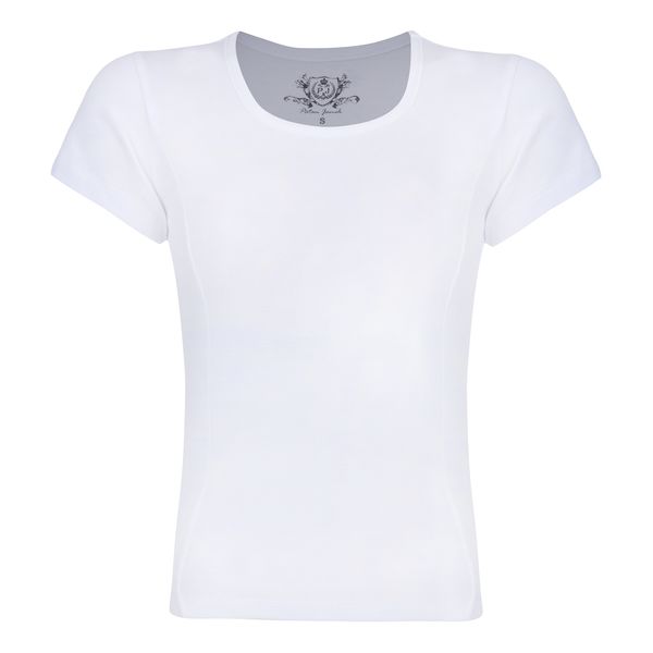تی شرت آستین کوتاه زنانه پاتن جامه مدل فیانگو 131631020123000 رنگ سفید