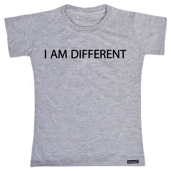 تی شرت آستین کوتاه پسرانه 27 مدل I Am Different کد MH966