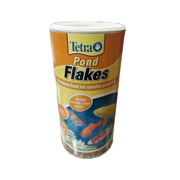 غذا ماهی تترا مدل pond flakes وزن 180 گرم