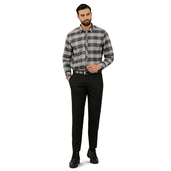 پیراهن آستین بلند مردانه پاتن جامه مدل پشمی 102721020232442
