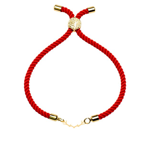 دستبند طلا 18 عیار زنانه کرابو مدل شاخ گوزن Kr102149