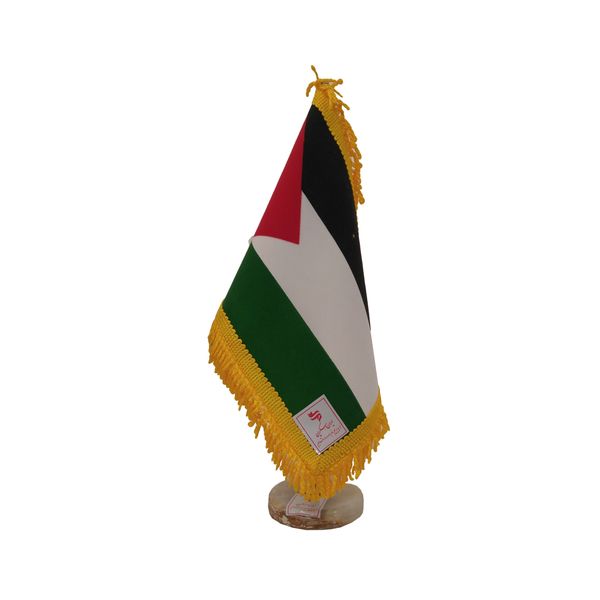 پرچم رومیزی ایران اسکرین طرح پرچم فلسطین مدل 20515