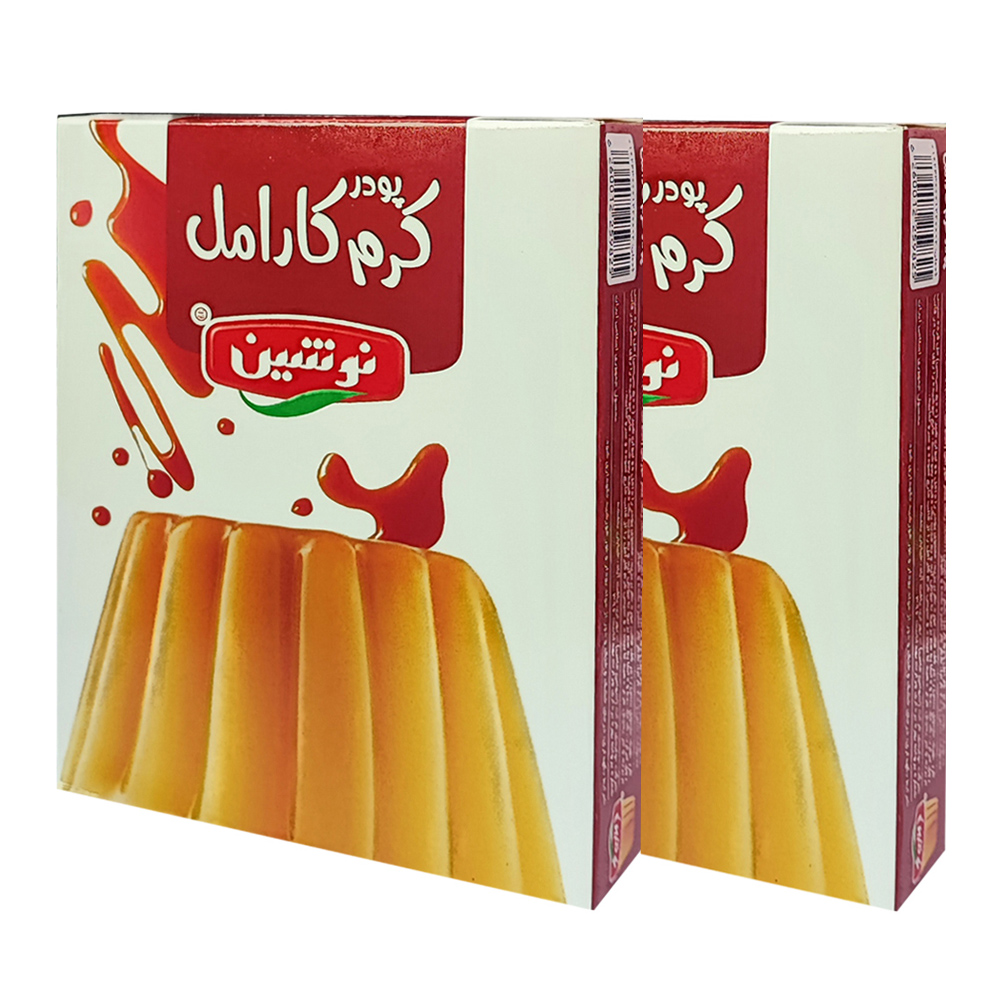 کرم کارامل نوشین - 70 گرم بسته 2 عددی