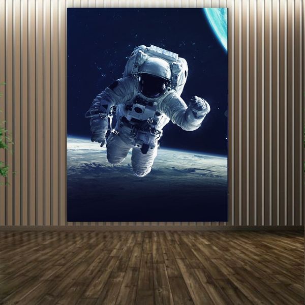 پوستر دیواری طرح فضانورد کد FP1038868
