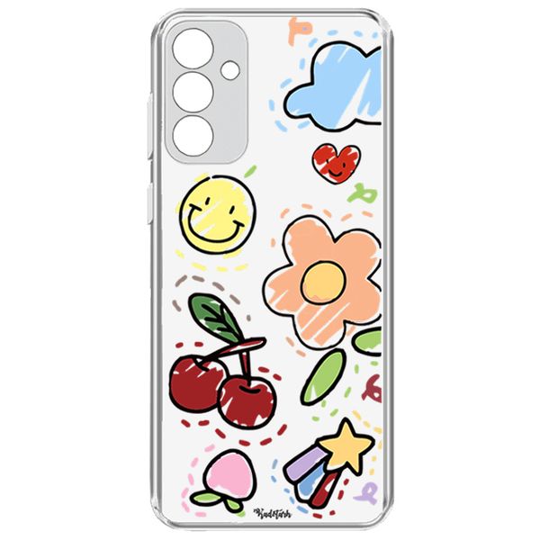 کاور طرح Funny Sticker مناسب برای گوشی موبایل سامسونگ  Galaxy A55