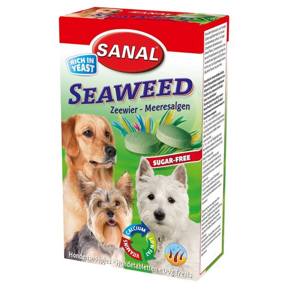 تشویقی سگ سانال مدل جلبک دریایی Seaweed وزن 100 گرم