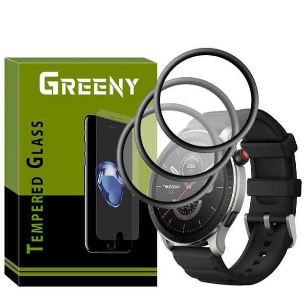 محافظ صفحه نمایش گرینی مدل GR-PM مناسب برای ساعت هوشمند امیزفیت GTR 4 بسته سه عددی