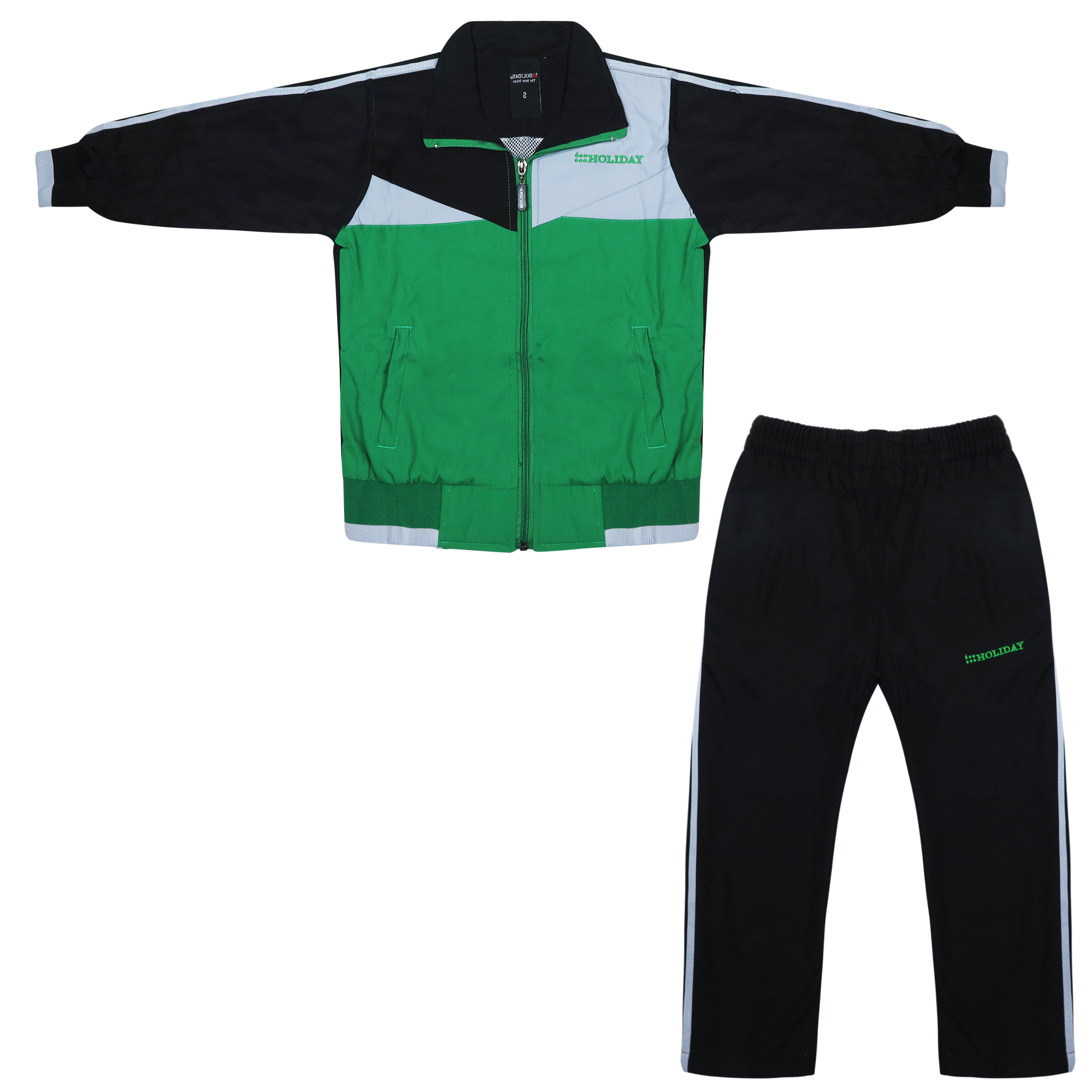ست سویشرت و شلوار ورزشی پسرانه هالیدی مدل p365 رنگ سبز