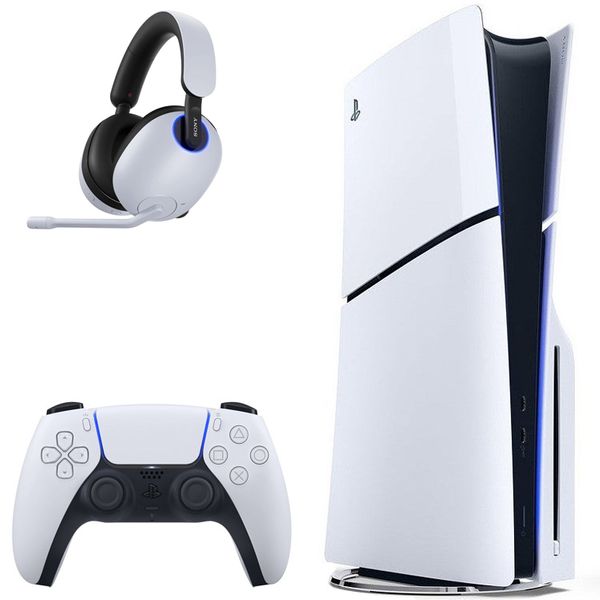 کنسول بازی سونی مدل PlayStation 5 Slim ظرفیت یک ترابایت ریجن 2000 آسیا به همراه هدست