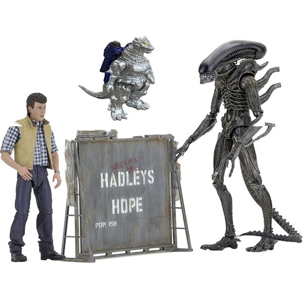 اکشن فیگور نکا مدل نبرد Aliens و Carter Burke و گوزیلا مجموعه 4 عددی