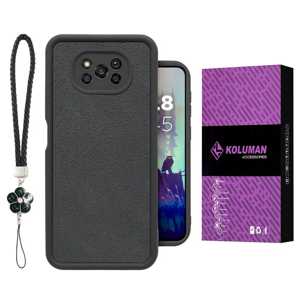  کاور کلومن مدل Loket مناسب برای گوشی موبایل شیائومی Poco X3 /  X3 Pro /  X3 NFC به همراه آویز