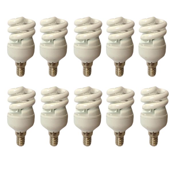 لامپ کم مصرف 9 وات لامپ نور مدل BL پایه E14 بسته 10 عددی