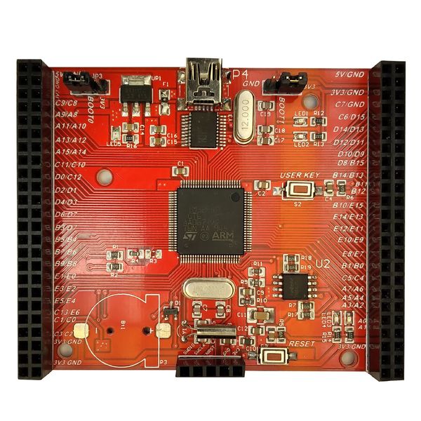 برد توسعه میکروکنترلر اس‌تی‌مایکروالکترونیکس مدل STM32F407VGT6 کد HEAD4