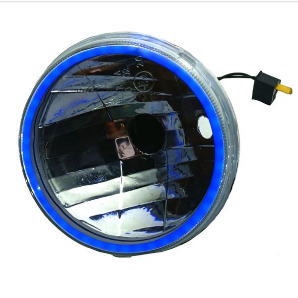 چراغ جلو خودرو اطلس بلور طرح نئون آبی مدل نور پایین مناسب برای نیسان وانت