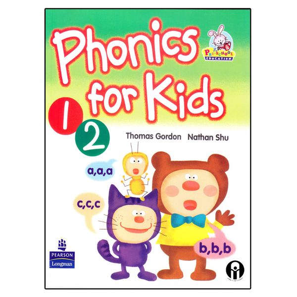 کتاب  Phonics for Kids 1+2 اثر Thomas Gordon and Nathan Shu انتشارات الوندپویان