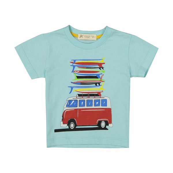 تی شرت نوزادی پسرانه بی کی مدل 2211124-51