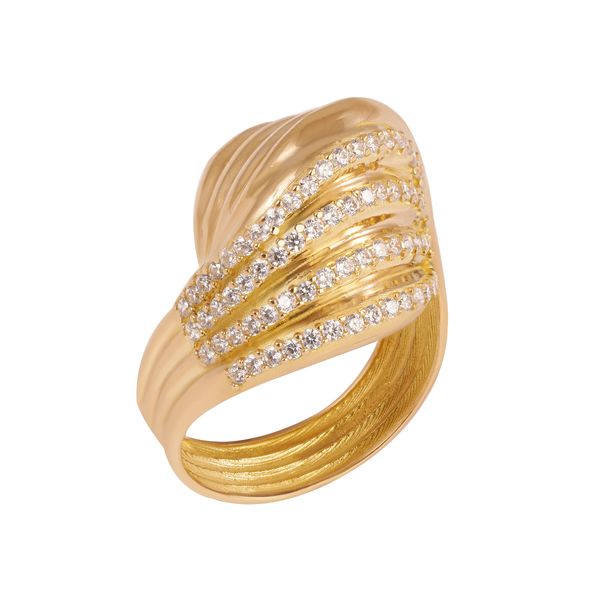 انگشتر طلا 18 عیار زنانه جواهری سون مدل 3625