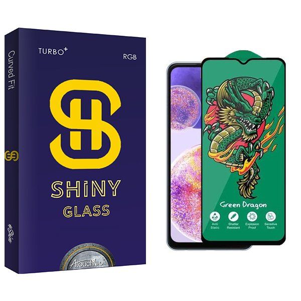 محافظ صفحه نمایش آتوچبو مدل Shiny Green_Dragon مناسب برای گوشی موبایل سامسونگ Galaxy A23