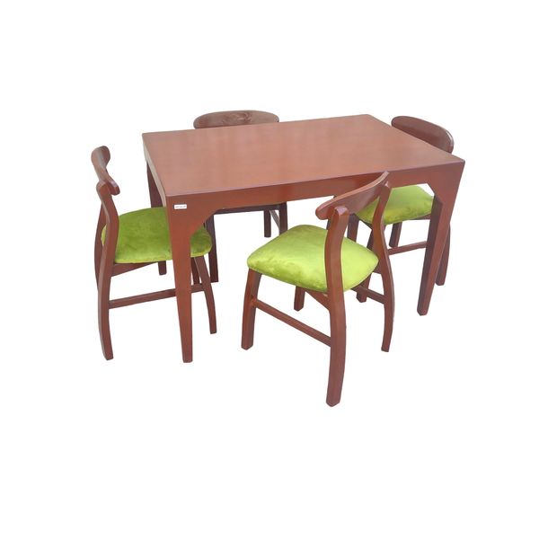 میز و صندلی ناهارخوری 4 نفره گالری چوب آشنایی مدل 860