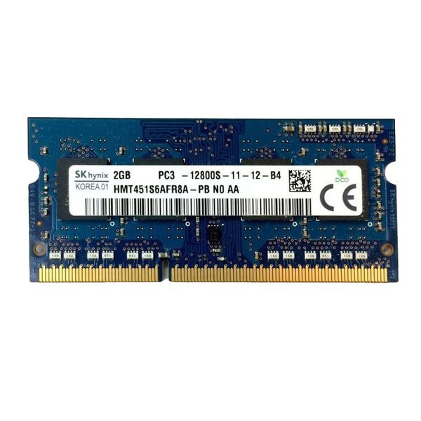 رم لپتاپ DDR3 تک کاناله 12800S مگاهرتز CL11 اس کی هاینیکس مدل PC3 1600 ظرفیت 2 گیگابایت