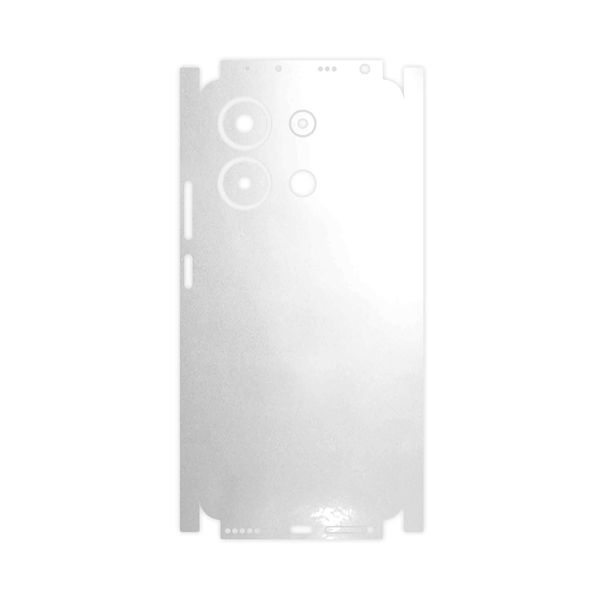 برچسب پوششی ماهوت مدل Metallic-White-FullSkin مناسب برای گوشی موبایل شیائومی Redmi Note 13 4G