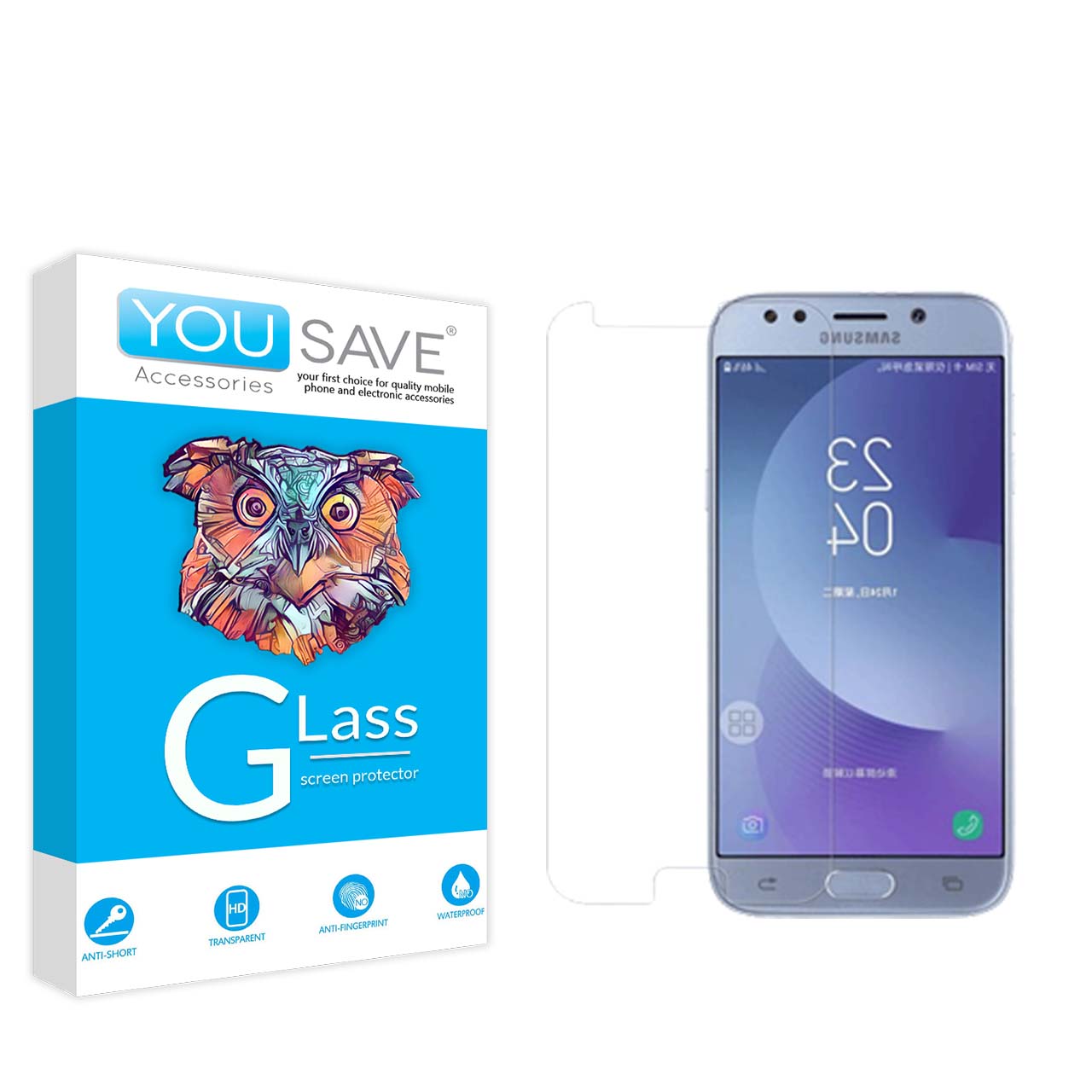 محافظ صفحه نمایش یو سیو مدل js مناسب برای گوشی موبایل سامسونگ galaxy j7 pro