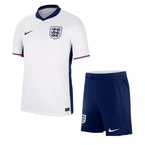 ست تی شرت و شلوارک ورزشی مردانه مدل انگلیس Home 2024
